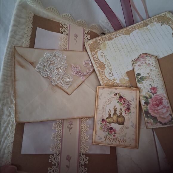 Victorian Junk Journal Scrapbook
w/ Cards, Bookmarks, Die Cuts & Nostalgia - Picture 3 of 16